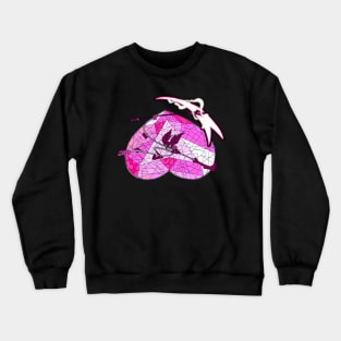 Stained Glass Spinel Breaking Out Crewneck Sweatshirt